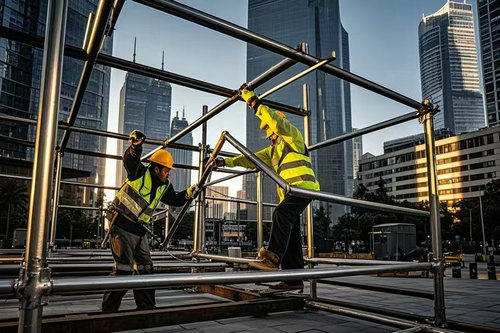 鄭州戶外開業(yè)慶典桁架搭建的抗風措施有哪些？